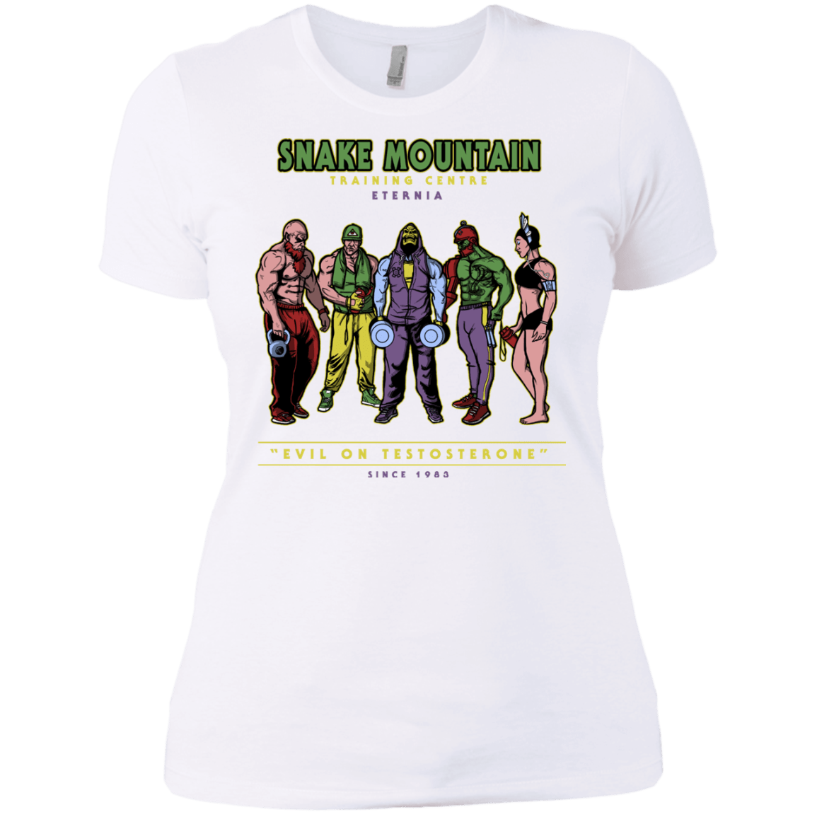 T-Shirts White / X-Small Evil On Testosterone Women's Premium T-Shirt