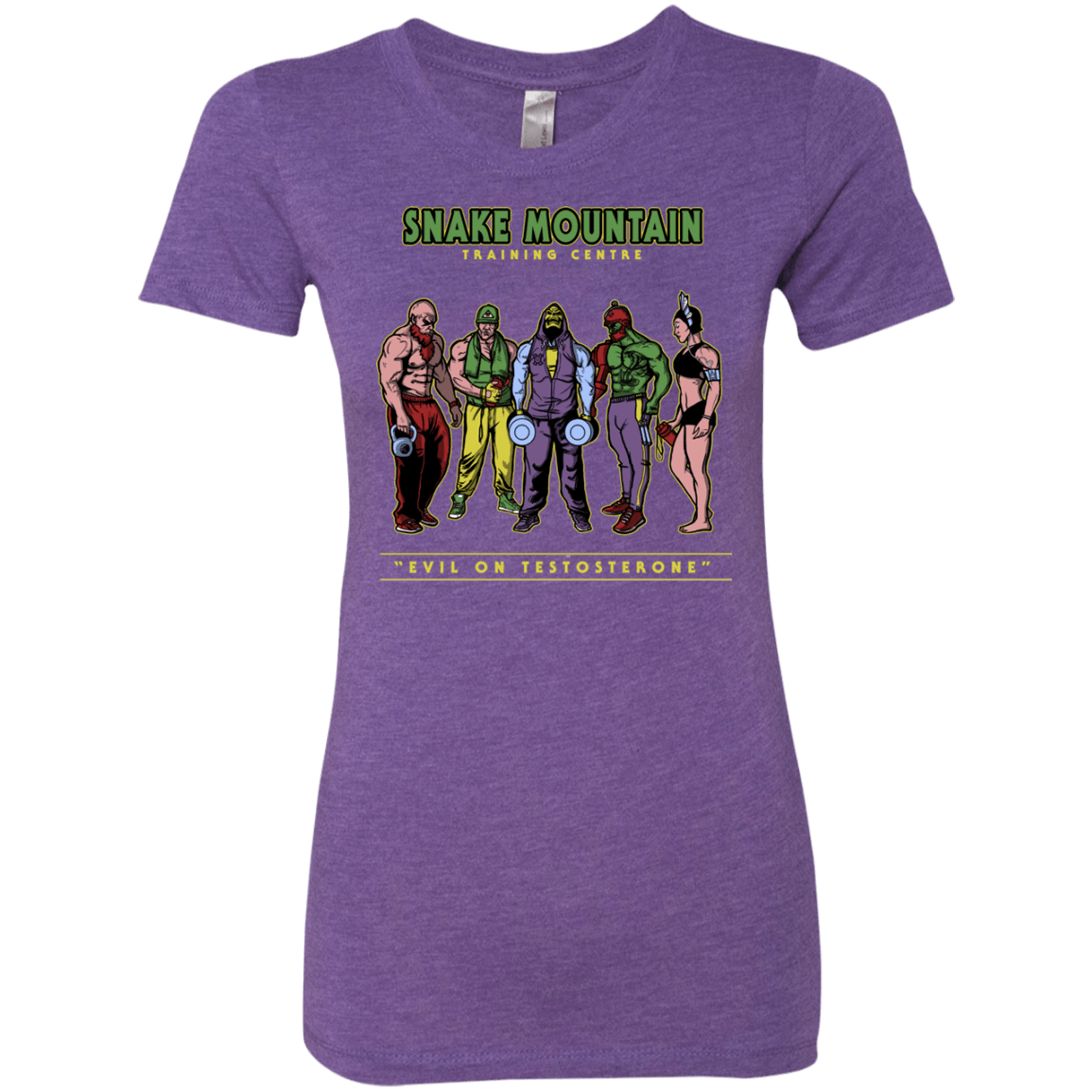 T-Shirts Purple Rush / S Evil On Testosterone Women's Triblend T-Shirt
