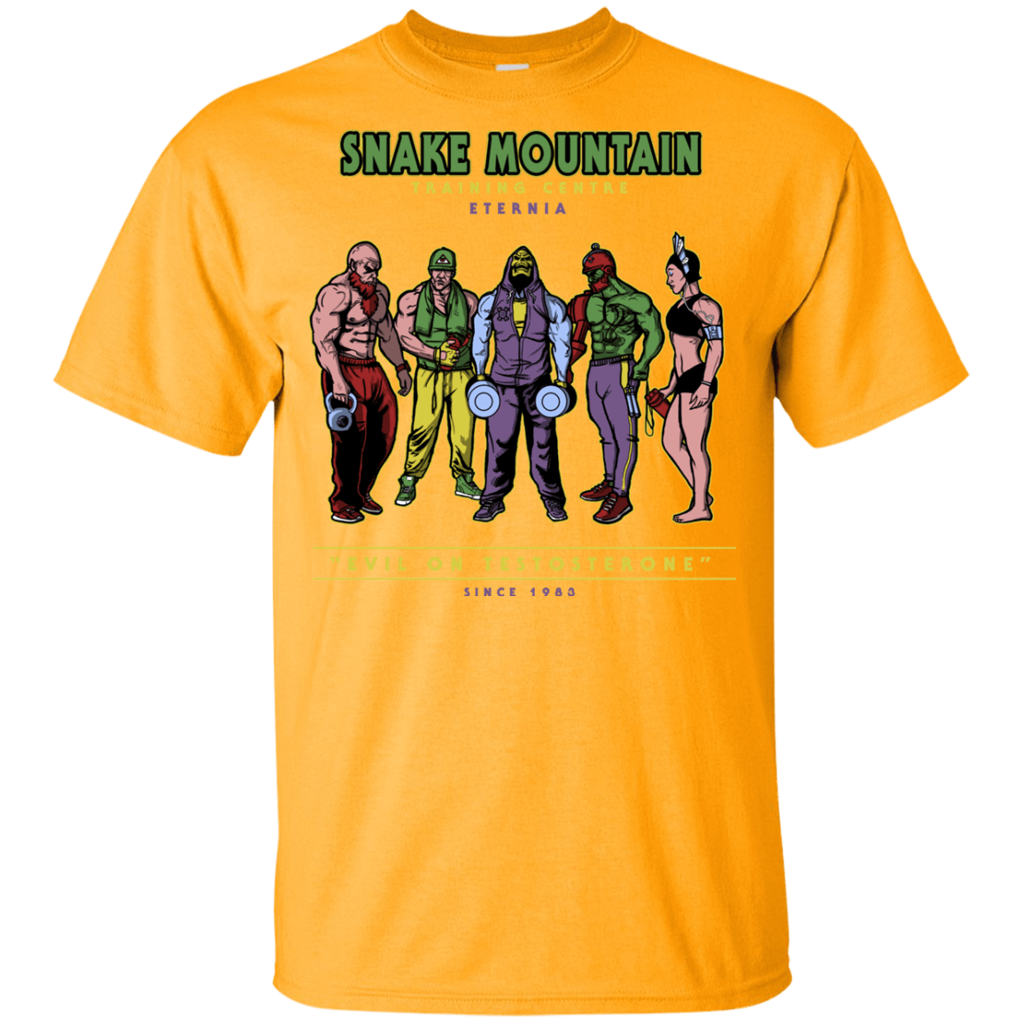 T-Shirts Gold / YXS Evil On Testosterone Youth T-Shirt