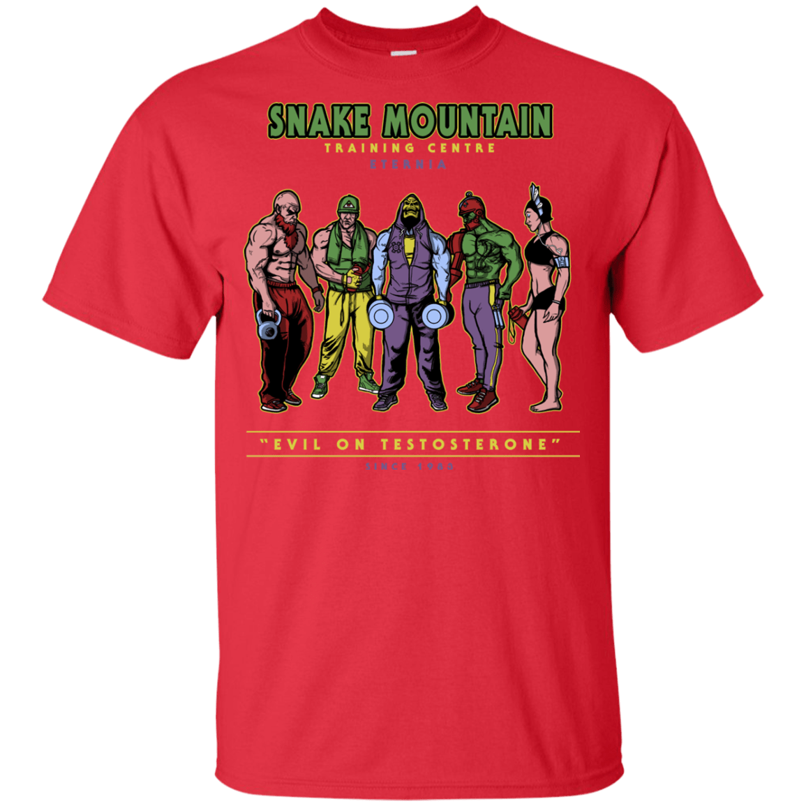 T-Shirts Red / YXS Evil On Testosterone Youth T-Shirt