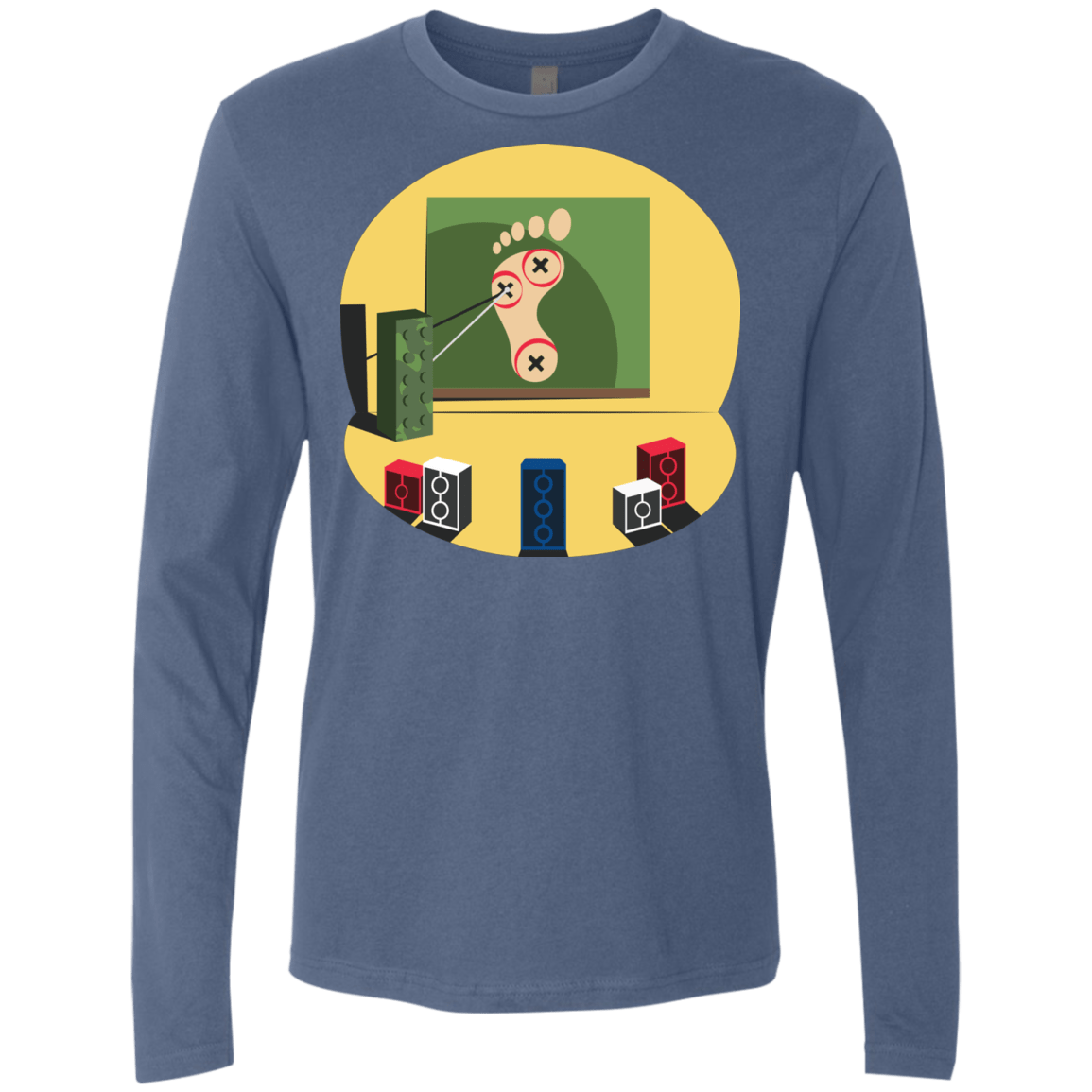 T-Shirts Indigo / Small Evil Plan Men's Premium Long Sleeve