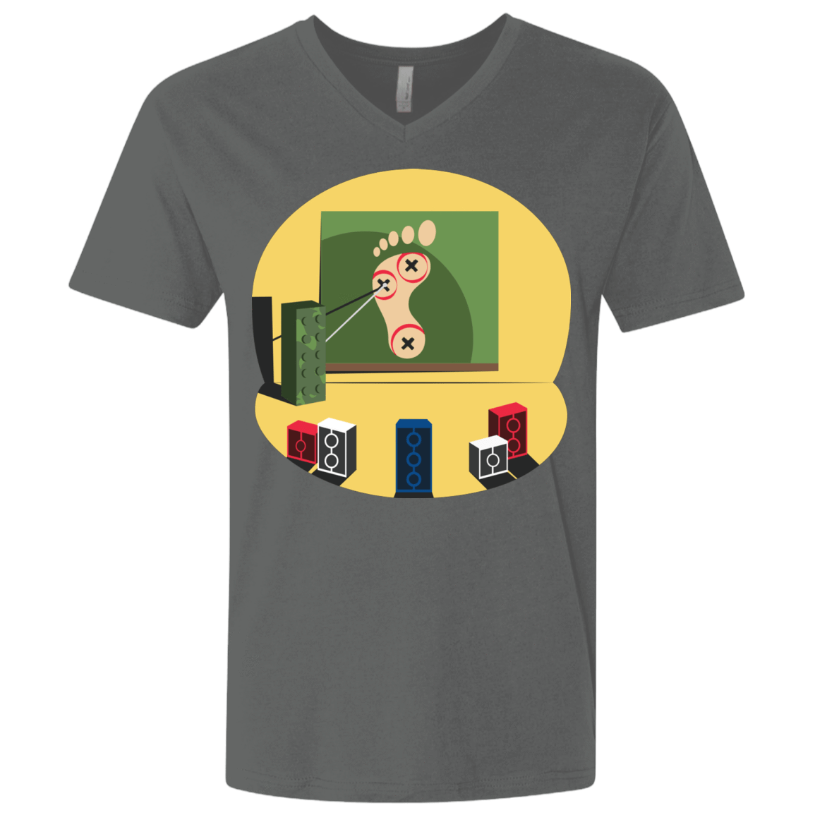 T-Shirts Heavy Metal / X-Small Evil Plan Men's Premium V-Neck