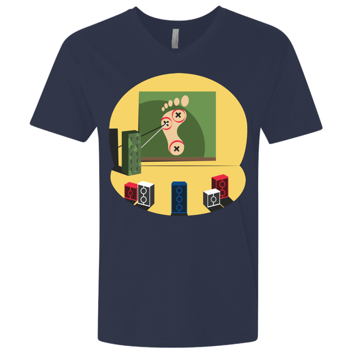 T-Shirts Midnight Navy / X-Small Evil Plan Men's Premium V-Neck