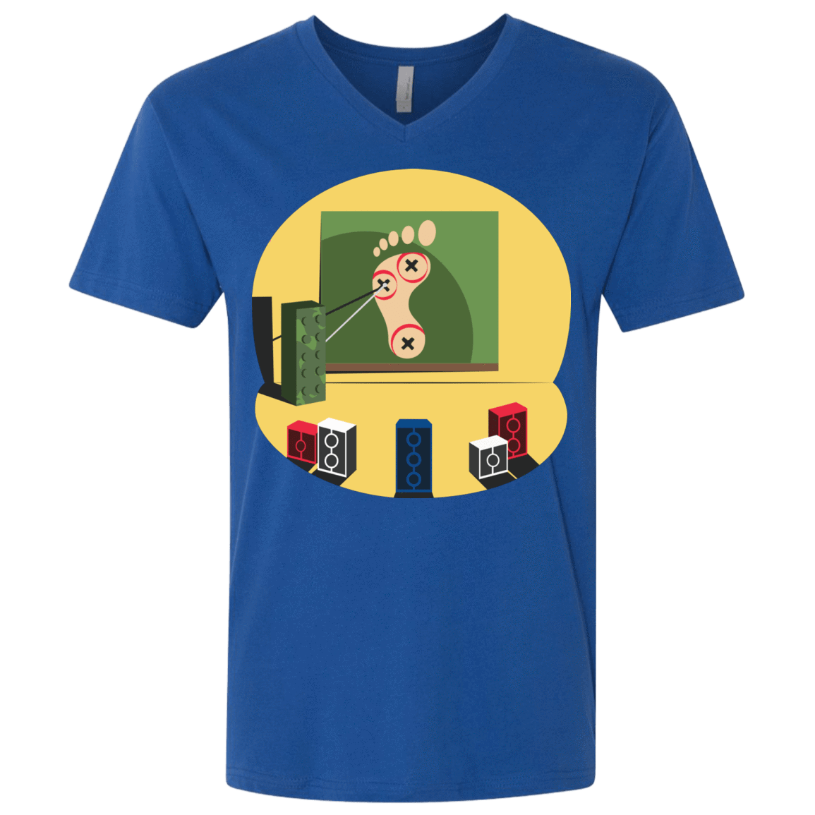 T-Shirts Royal / X-Small Evil Plan Men's Premium V-Neck