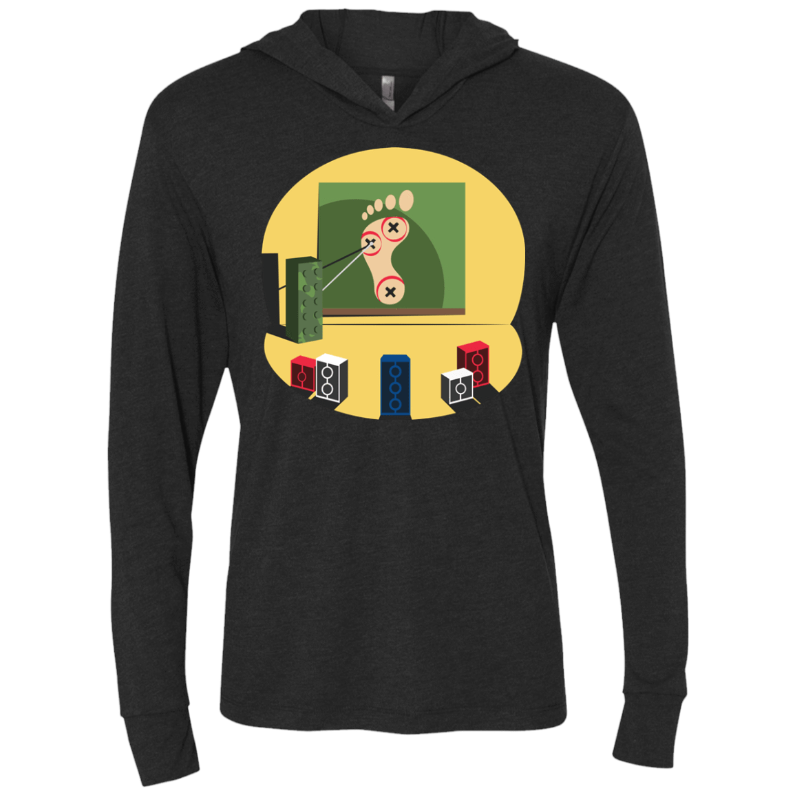 T-Shirts Vintage Black / X-Small Evil Plan Triblend Long Sleeve Hoodie Tee