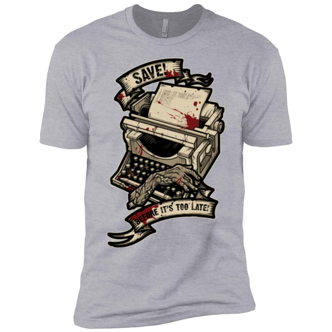 T-Shirts Heather Grey / YXS EVIL SAVE POINT Boys Premium T-Shirt