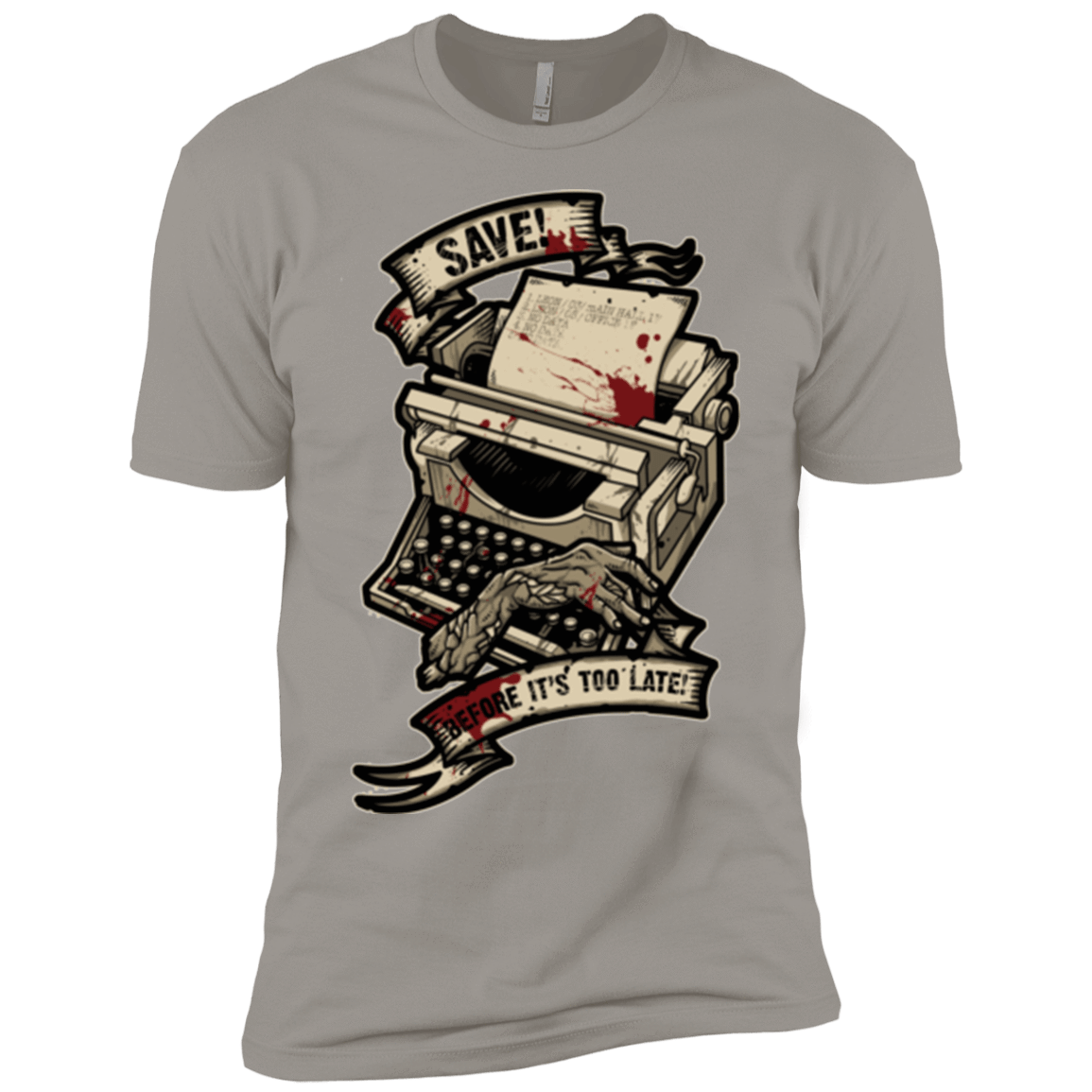 T-Shirts Light Grey / YXS EVIL SAVE POINT Boys Premium T-Shirt