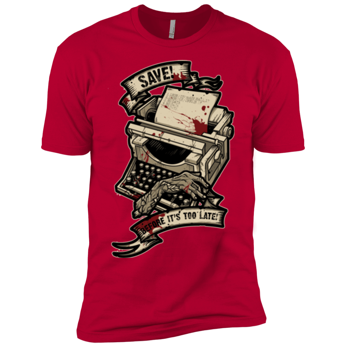 T-Shirts Red / YXS EVIL SAVE POINT Boys Premium T-Shirt