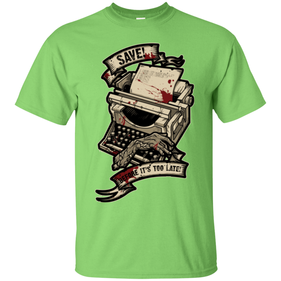 T-Shirts Lime / Small EVIL SAVE POINT T-Shirt