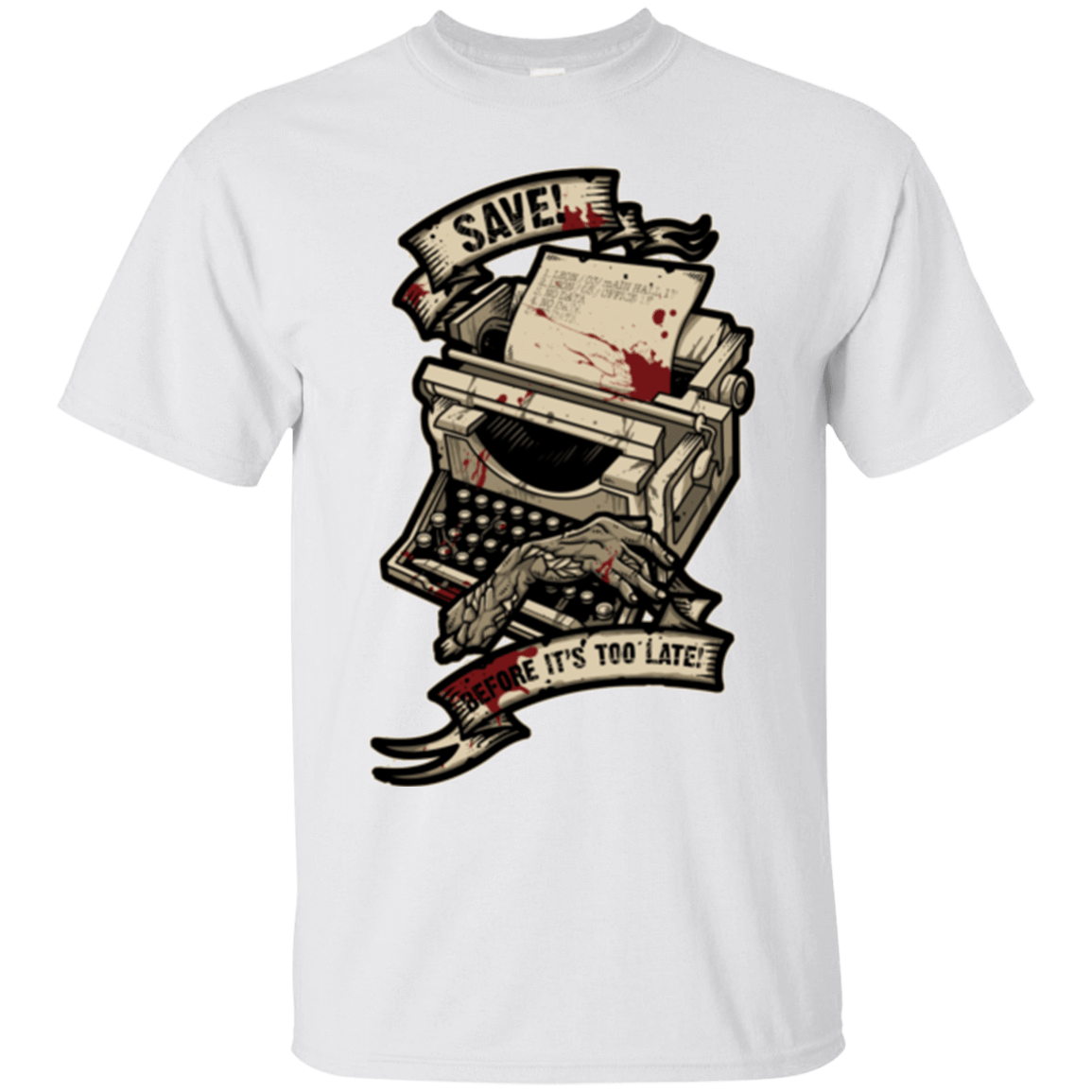 T-Shirts White / Small EVIL SAVE POINT T-Shirt