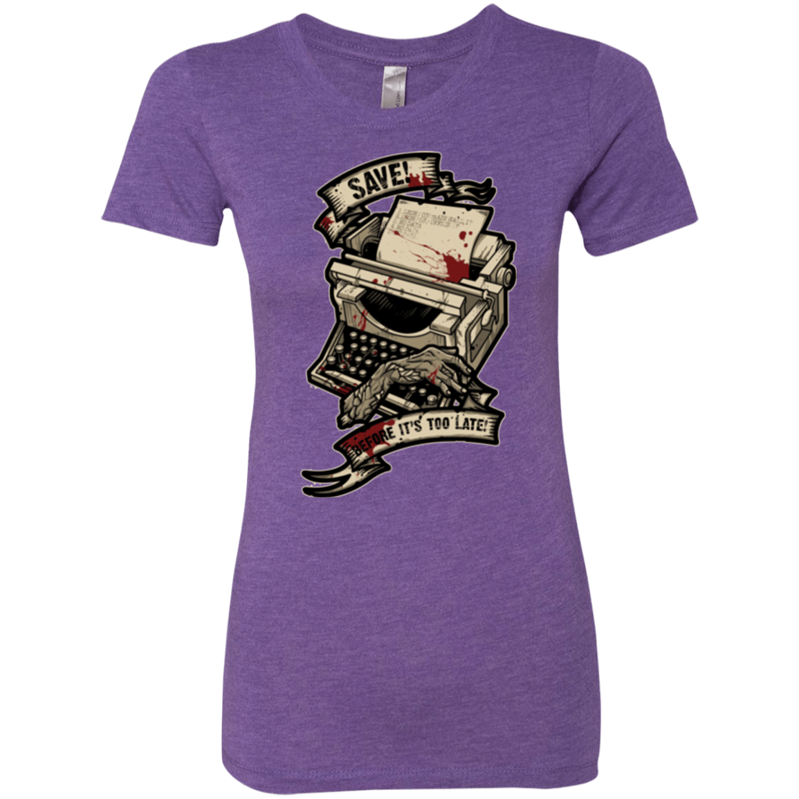 T-Shirts Purple Rush / Small EVIL SAVE POINT Women's Triblend T-Shirt