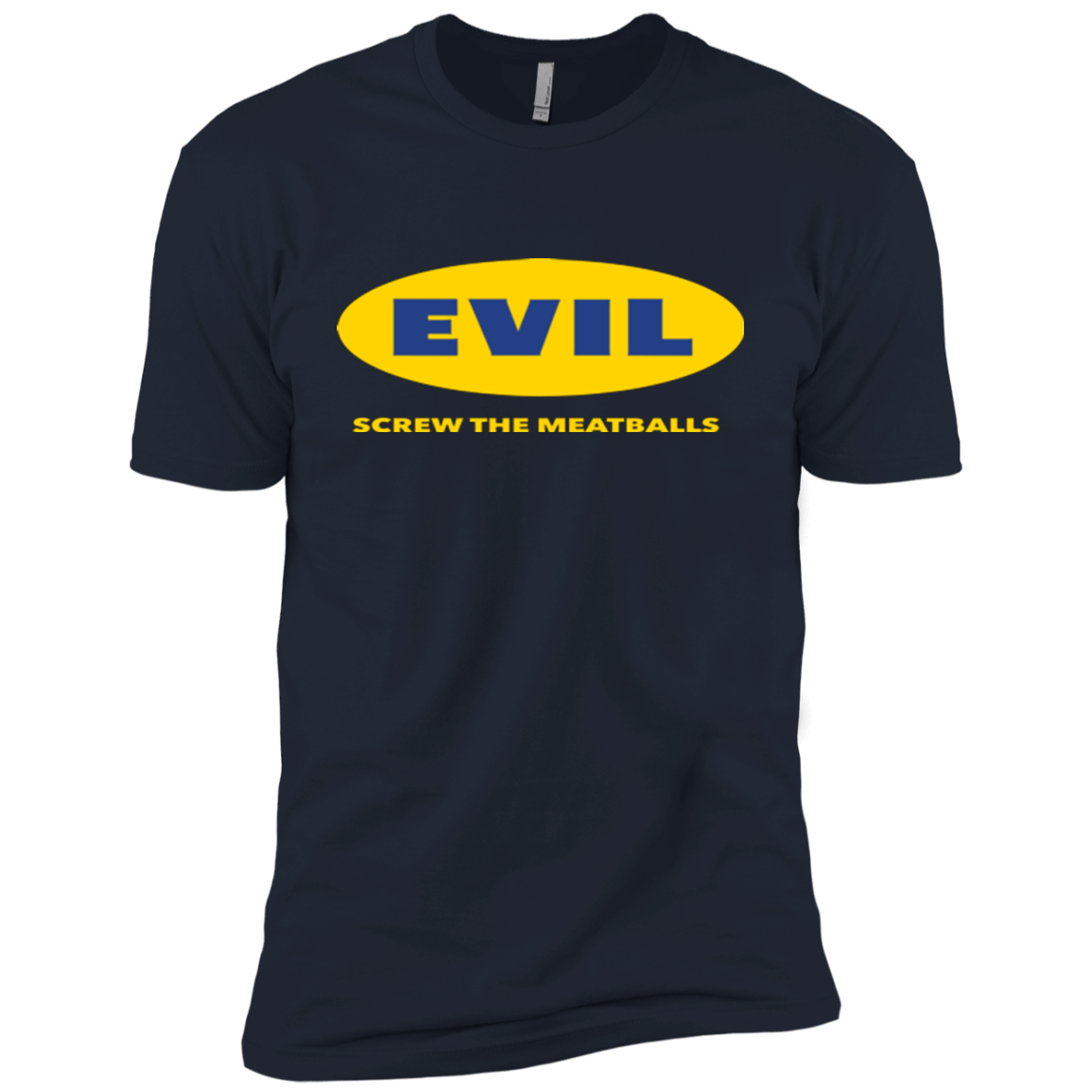T-Shirts Midnight Navy / YXS EVIL Screw The Meatballs Boys Premium T-Shirt