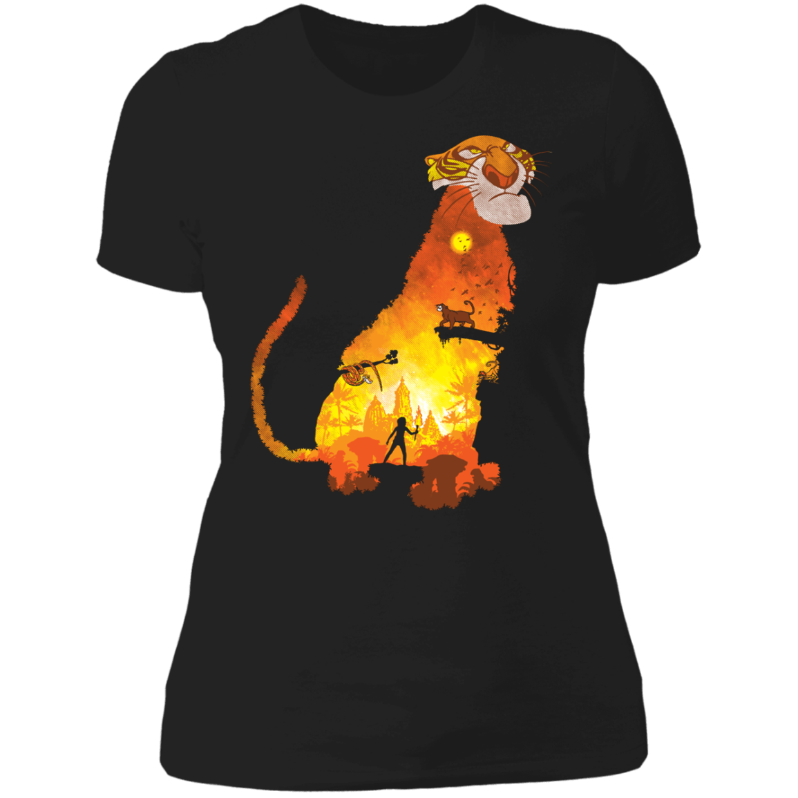 T-Shirts Black / X-Small Evil Tiger Women's Premium T-Shirt