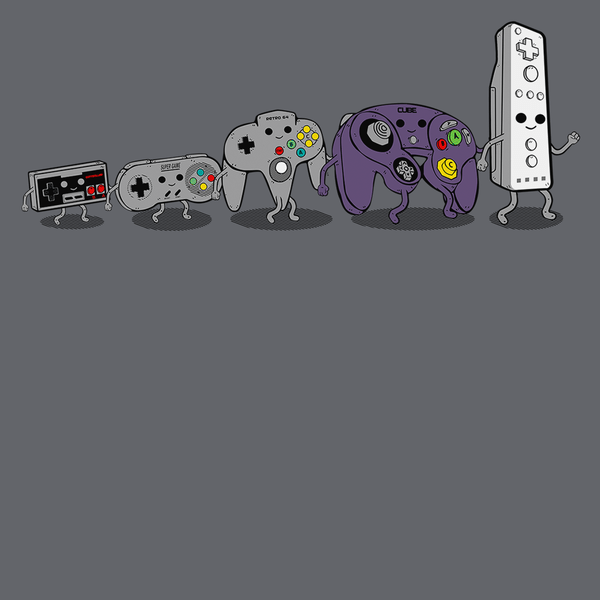 T-Shirts Evolution controller NES T-Shirt