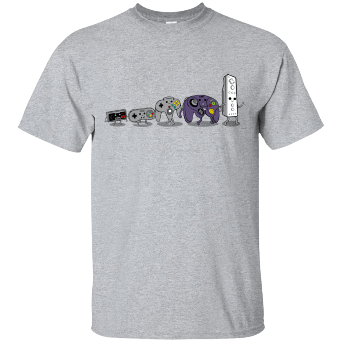 T-Shirts Sport Grey / Small Evolution controller NES T-Shirt