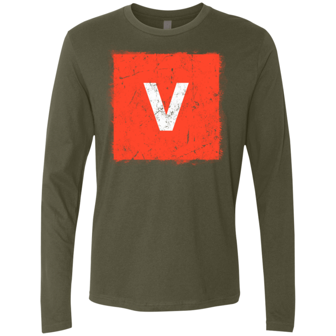 T-Shirts Military Green / Small Evolve Men's Premium Long Sleeve