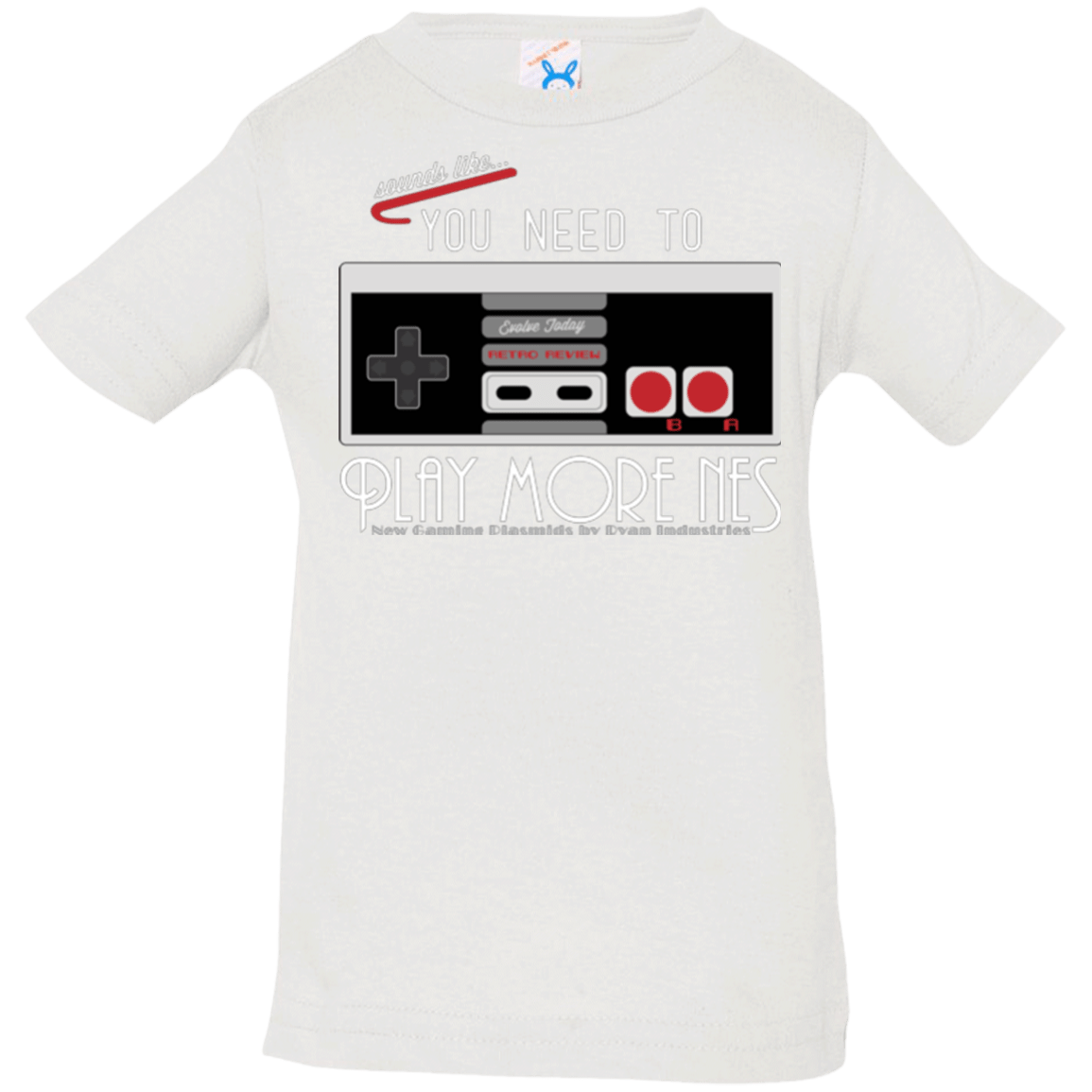 T-Shirts White / 6 Months Evolve Today! Play More NES Infant Premium T-Shirt