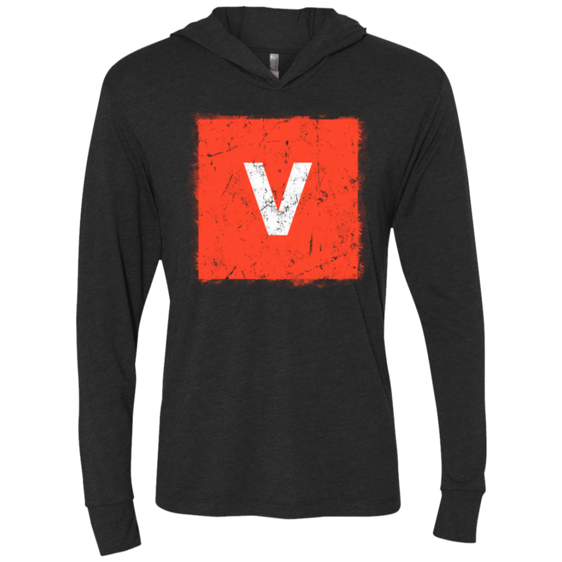 T-Shirts Vintage Black / X-Small Evolve Triblend Long Sleeve Hoodie Tee