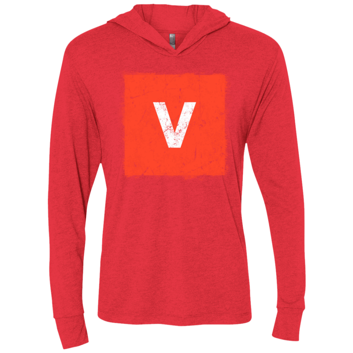 T-Shirts Vintage Red / X-Small Evolve Triblend Long Sleeve Hoodie Tee