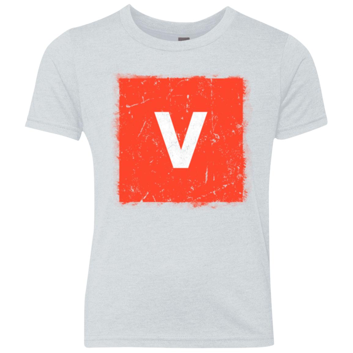 T-Shirts Heather White / YXS Evolve Youth Triblend T-Shirt