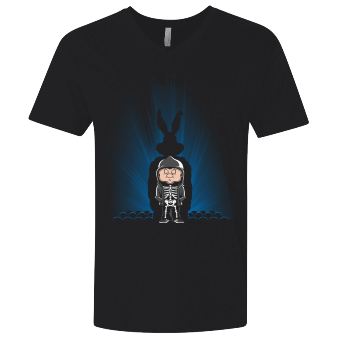 T-Shirts Black / X-Small Evwyone Dies Awone Men's Premium V-Neck