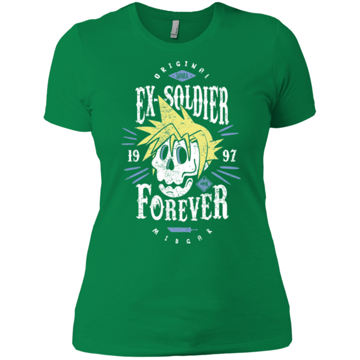 T-Shirts Kelly Green / X-Small Ex-Soldier Forever Women's Premium T-Shirt