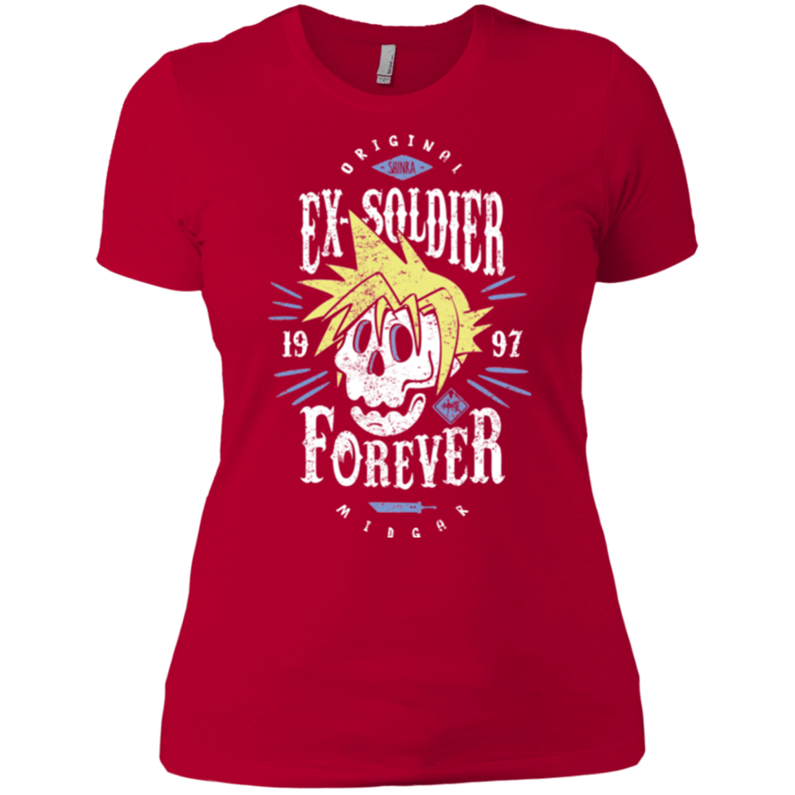T-Shirts Red / X-Small Ex-Soldier Forever Women's Premium T-Shirt