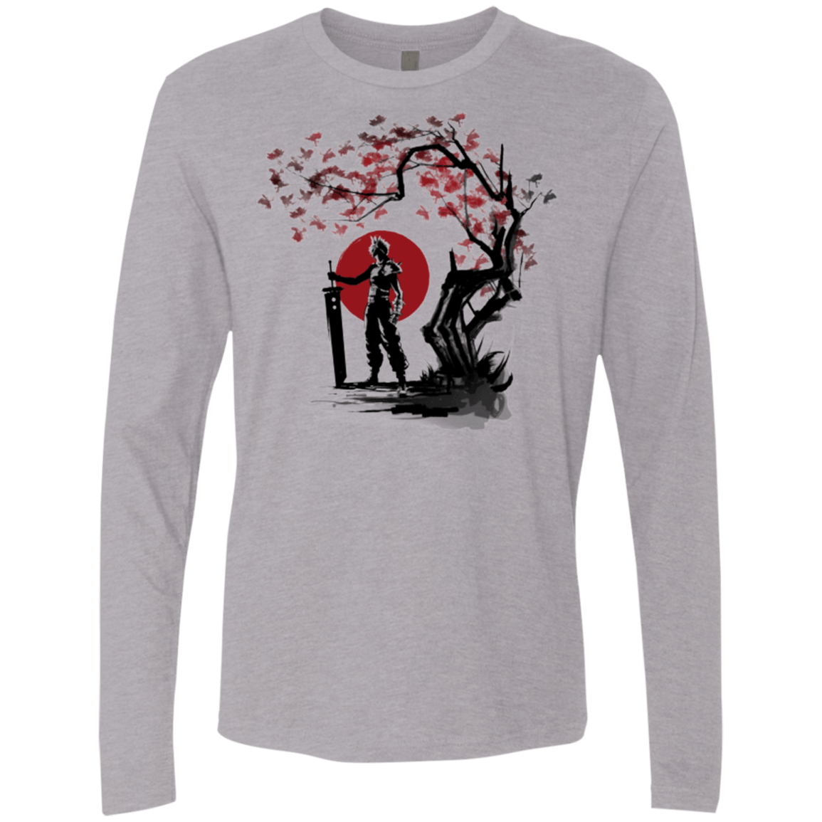 T-Shirts Heather Grey / Small Ex-soldier under the sun Men's Premium Long Sleeve