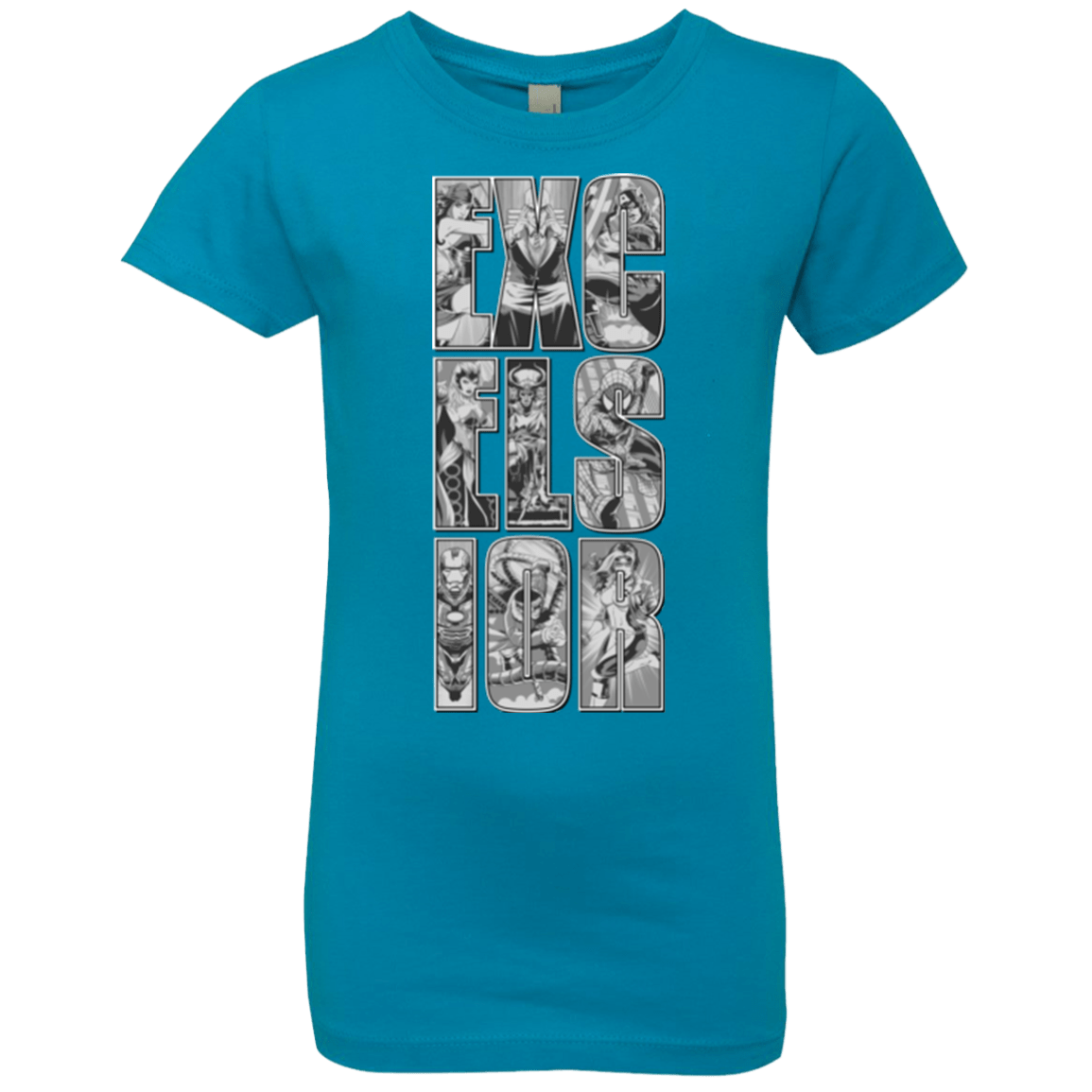 T-Shirts Turquoise / YXS Excelsior Girls Premium T-Shirt