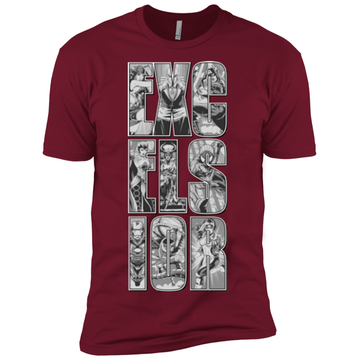 T-Shirts Cardinal / X-Small Excelsior Men's Premium T-Shirt