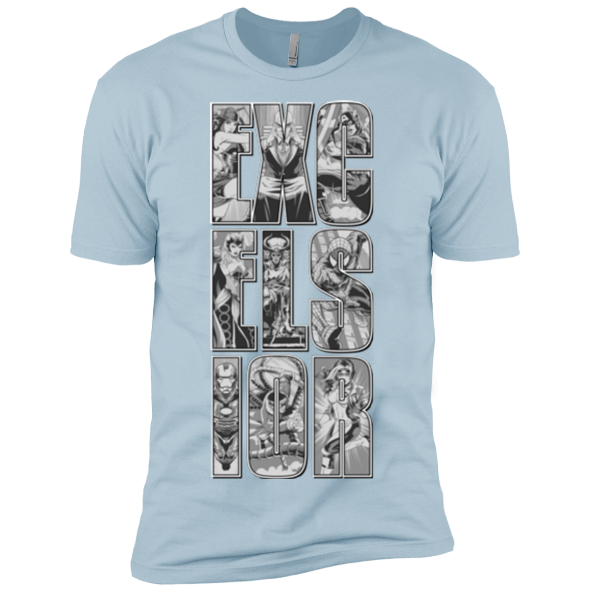 T-Shirts Light Blue / X-Small Excelsior Men's Premium T-Shirt