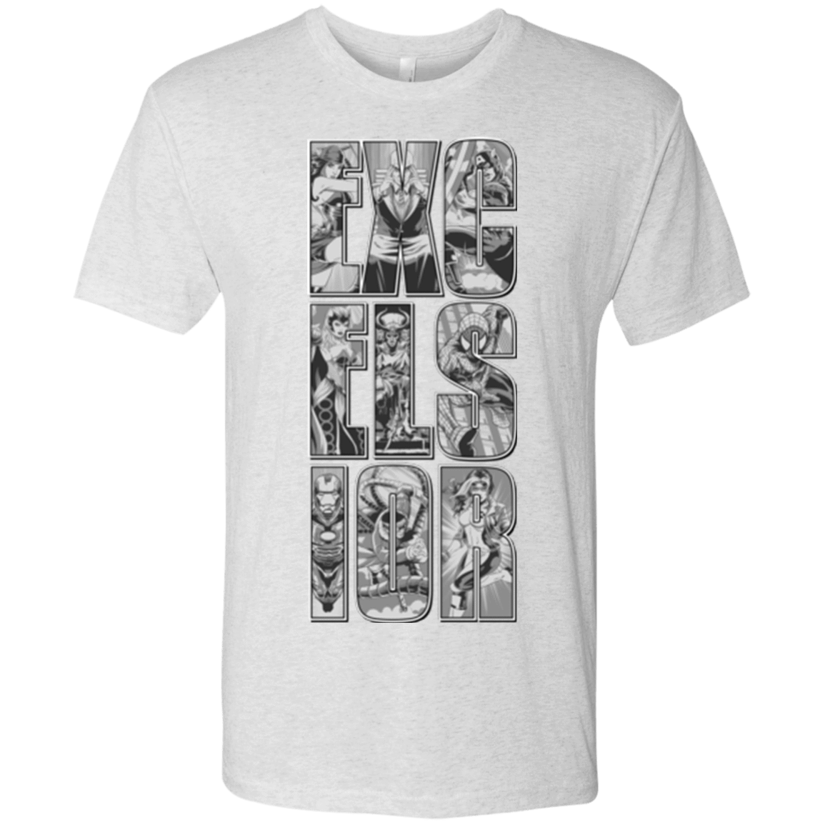 T-Shirts Heather White / Small Excelsior Men's Triblend T-Shirt