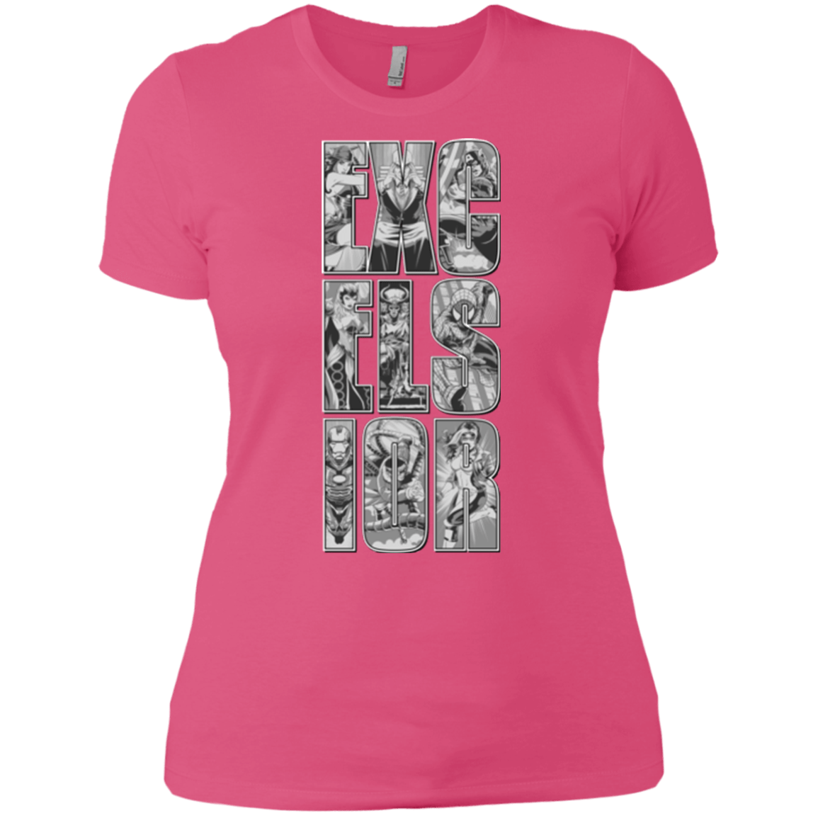 T-Shirts Hot Pink / X-Small Excelsior Women's Premium T-Shirt