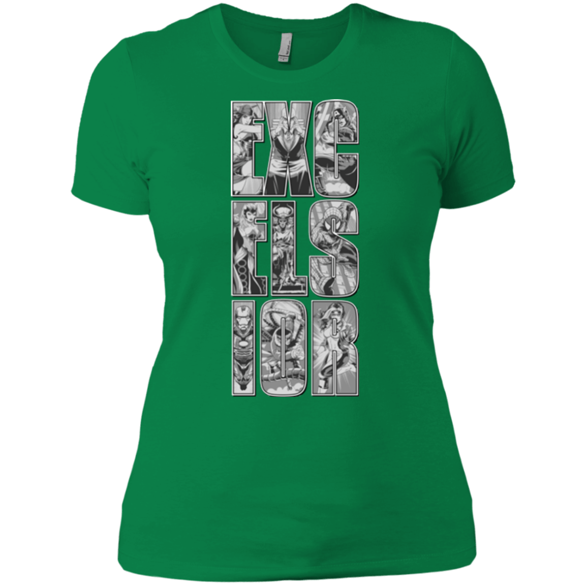 T-Shirts Kelly Green / X-Small Excelsior Women's Premium T-Shirt