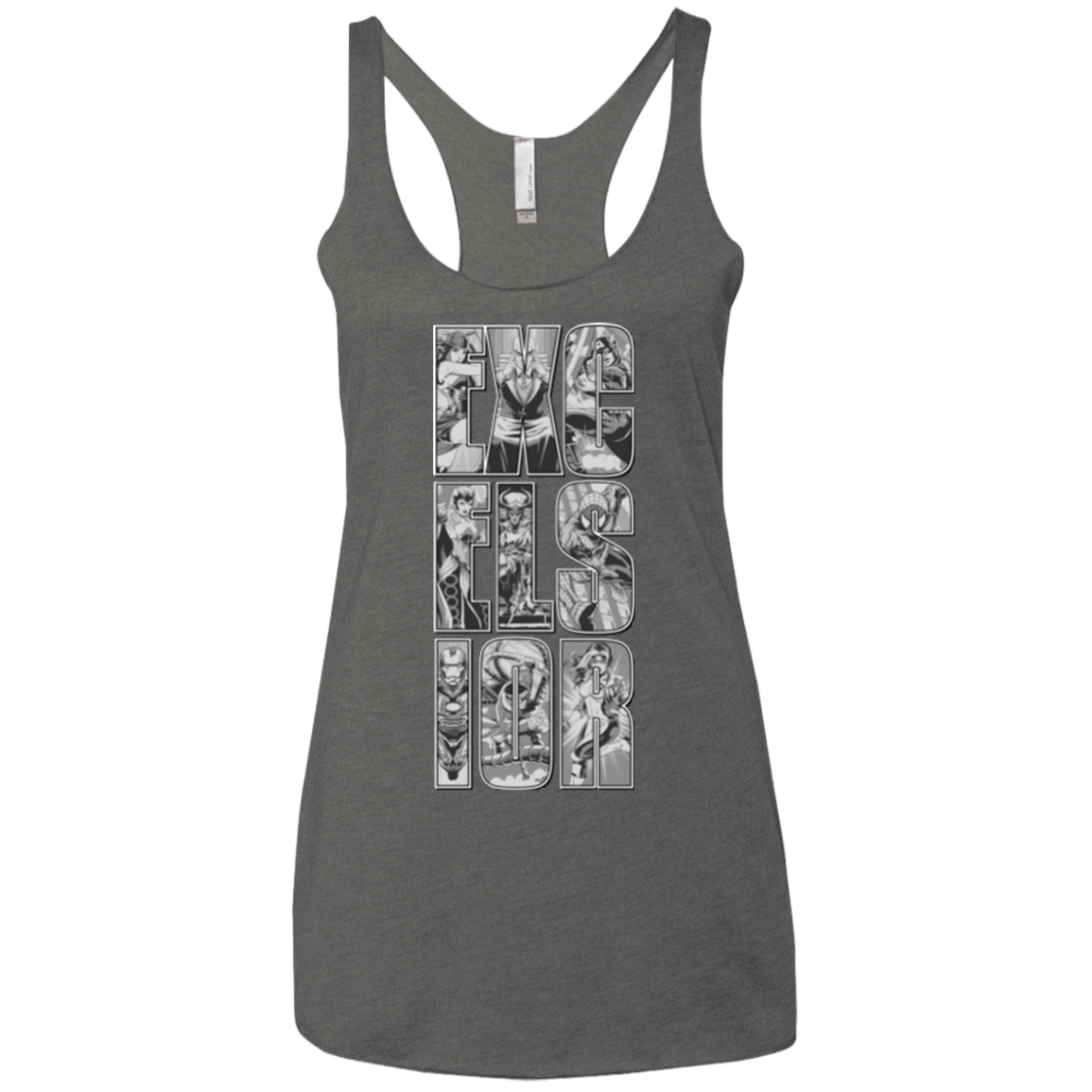 T-Shirts Premium Heather / X-Small Excelsior Women's Triblend Racerback Tank