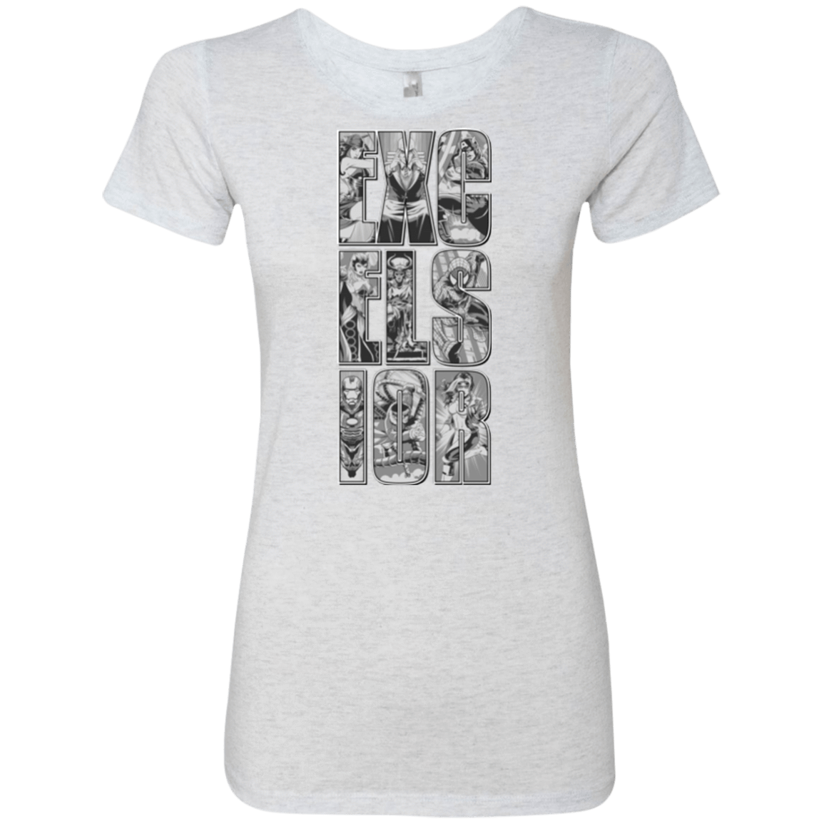 T-Shirts Heather White / Small Excelsior Women's Triblend T-Shirt