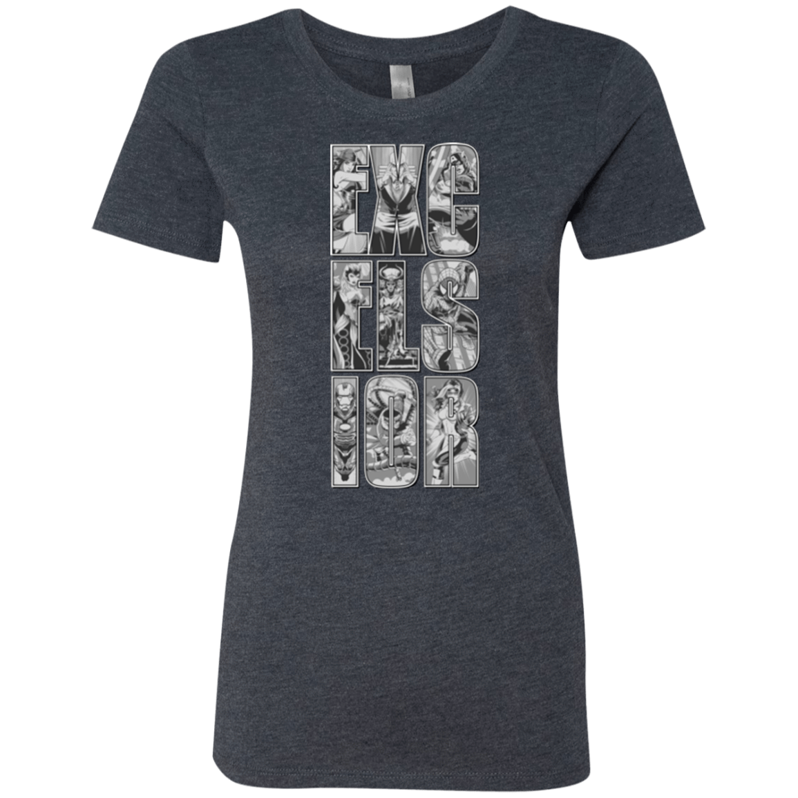 T-Shirts Vintage Navy / Small Excelsior Women's Triblend T-Shirt