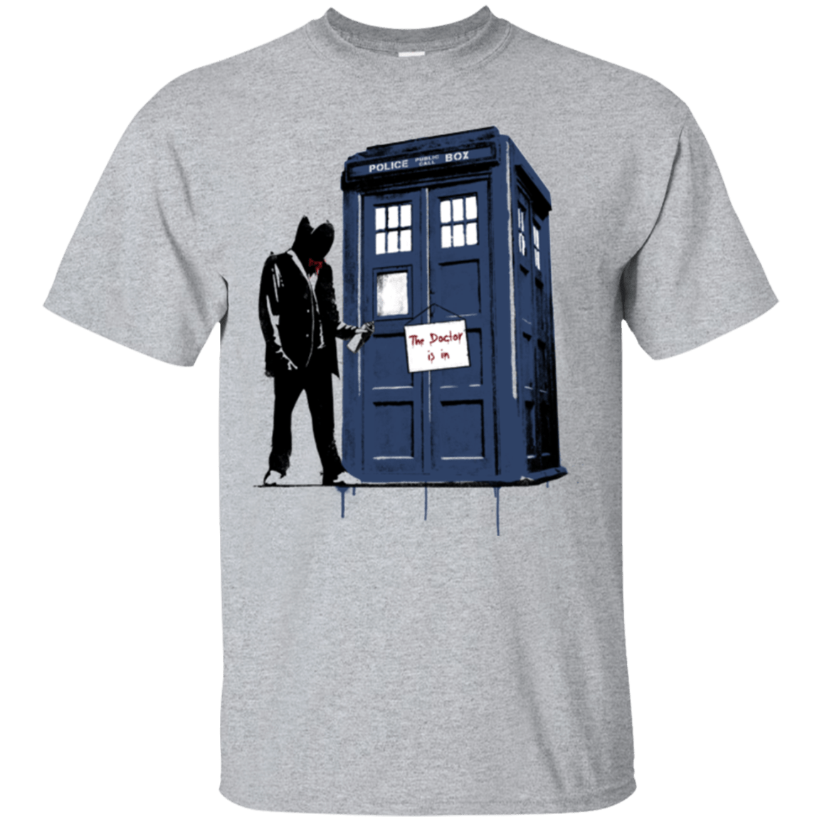 T-Shirts Sport Grey / Small Exit Through Tardis T-Shirt