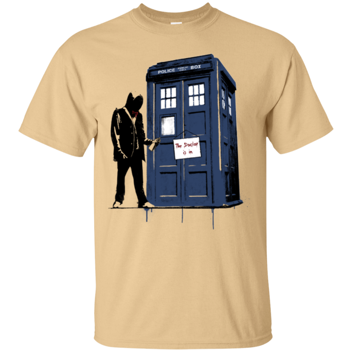 T-Shirts Vegas Gold / Small Exit Through Tardis T-Shirt