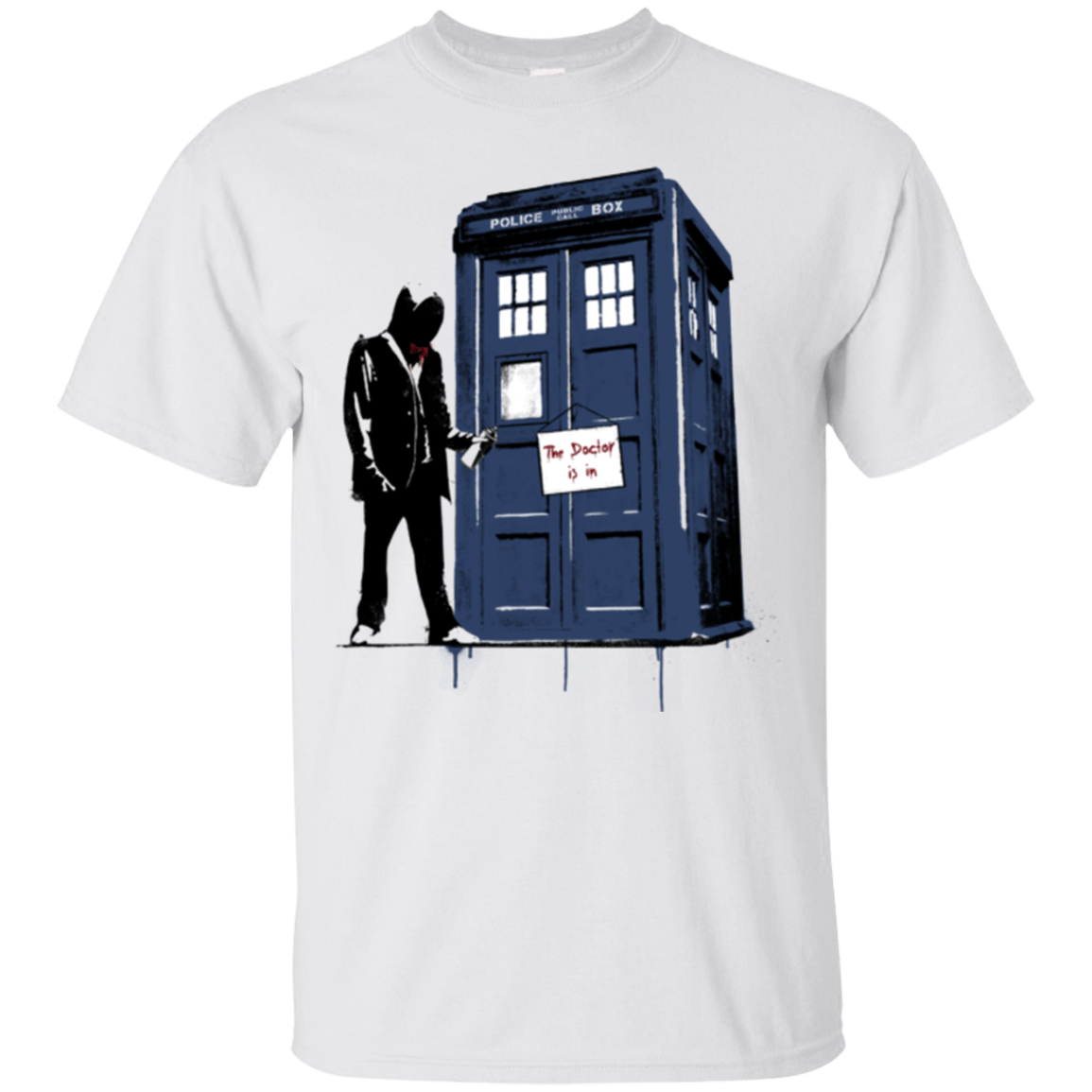 T-Shirts White / Small Exit Through Tardis T-Shirt