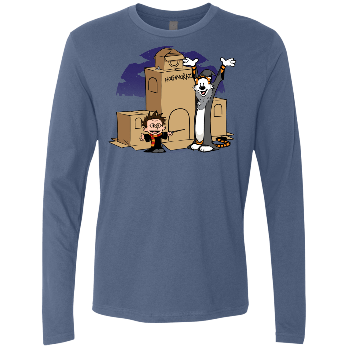 T-Shirts Indigo / S Expecto Pretendum Men's Premium Long Sleeve