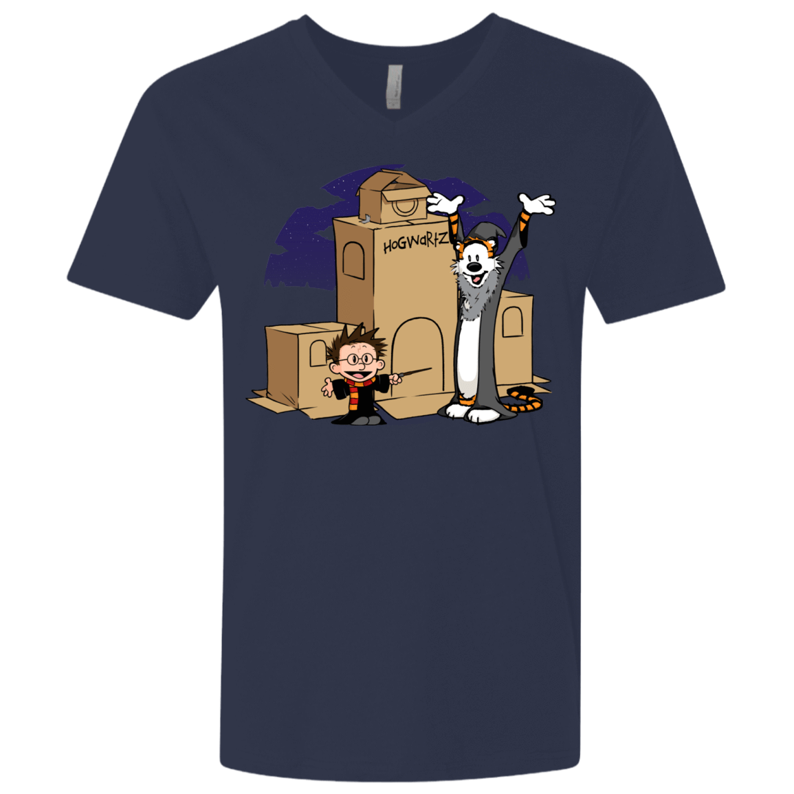 T-Shirts Midnight Navy / X-Small Expecto Pretendum Men's Premium V-Neck