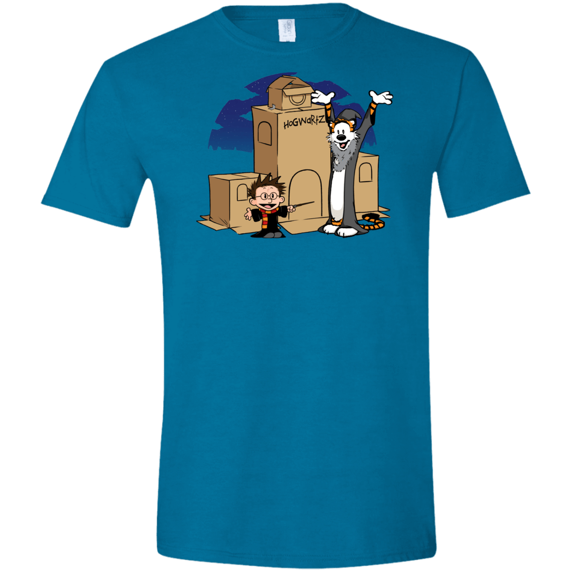 T-Shirts Antique Sapphire / S Expecto Pretendum Men's Semi-Fitted Softstyle