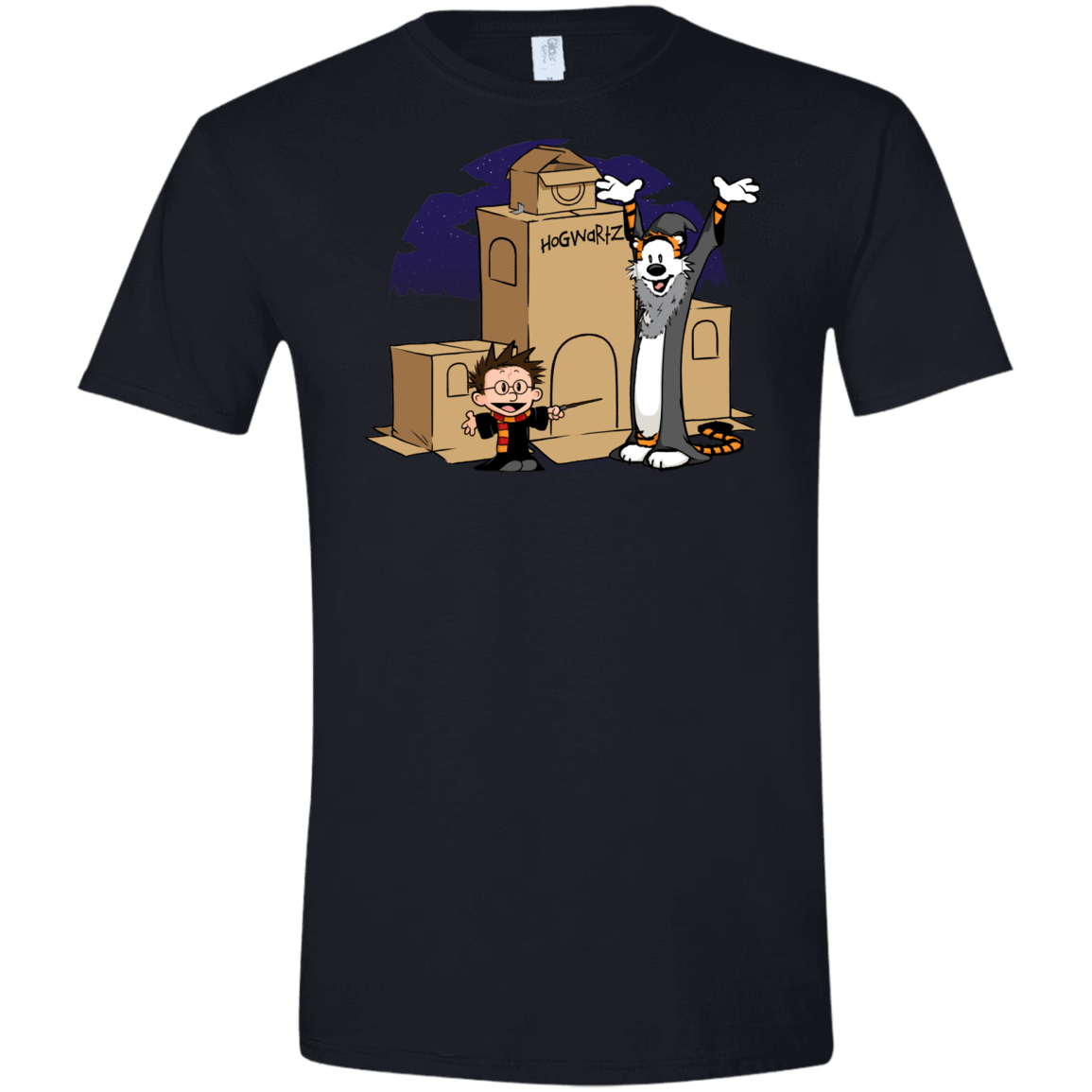 T-Shirts Black / X-Small Expecto Pretendum Men's Semi-Fitted Softstyle