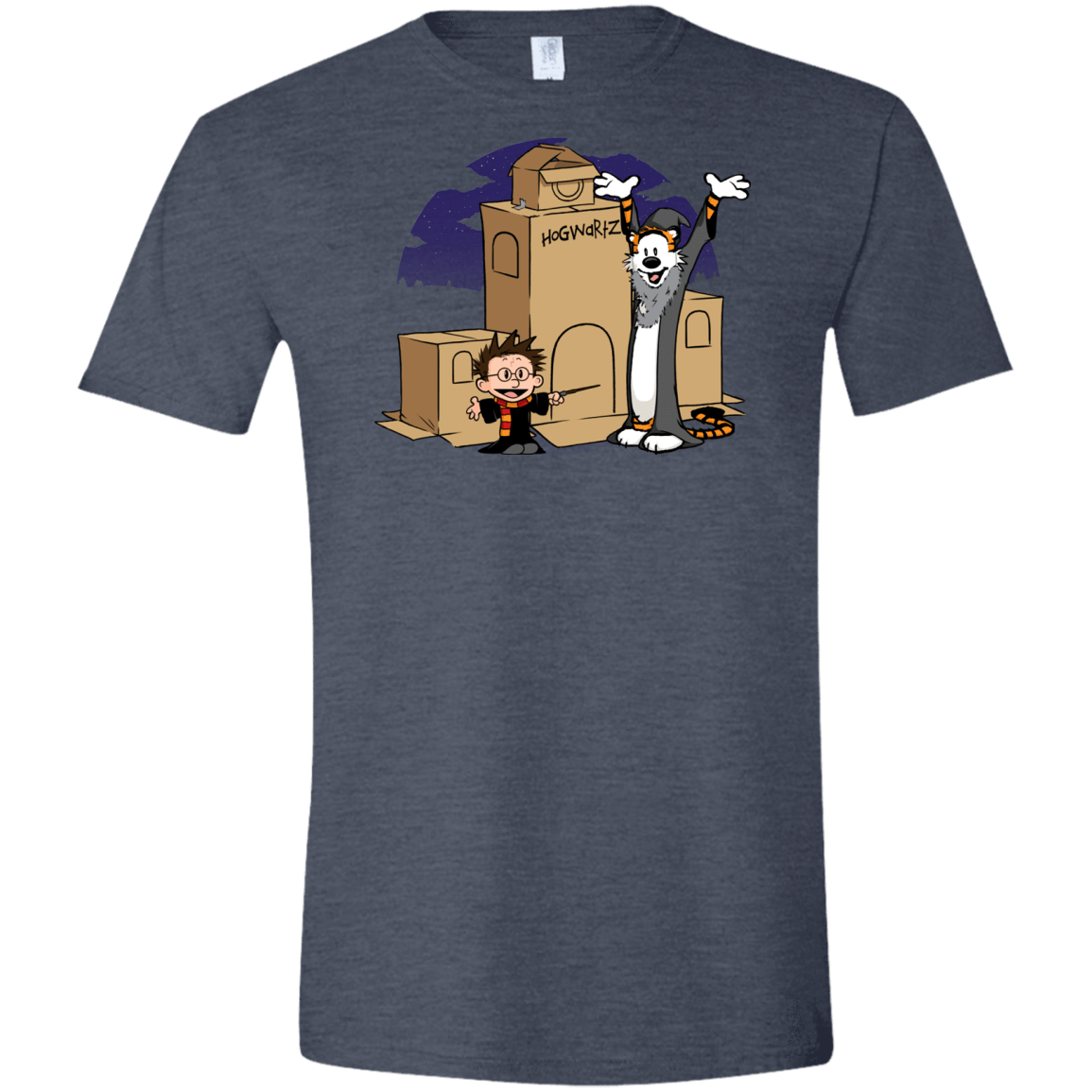 T-Shirts Heather Navy / S Expecto Pretendum Men's Semi-Fitted Softstyle