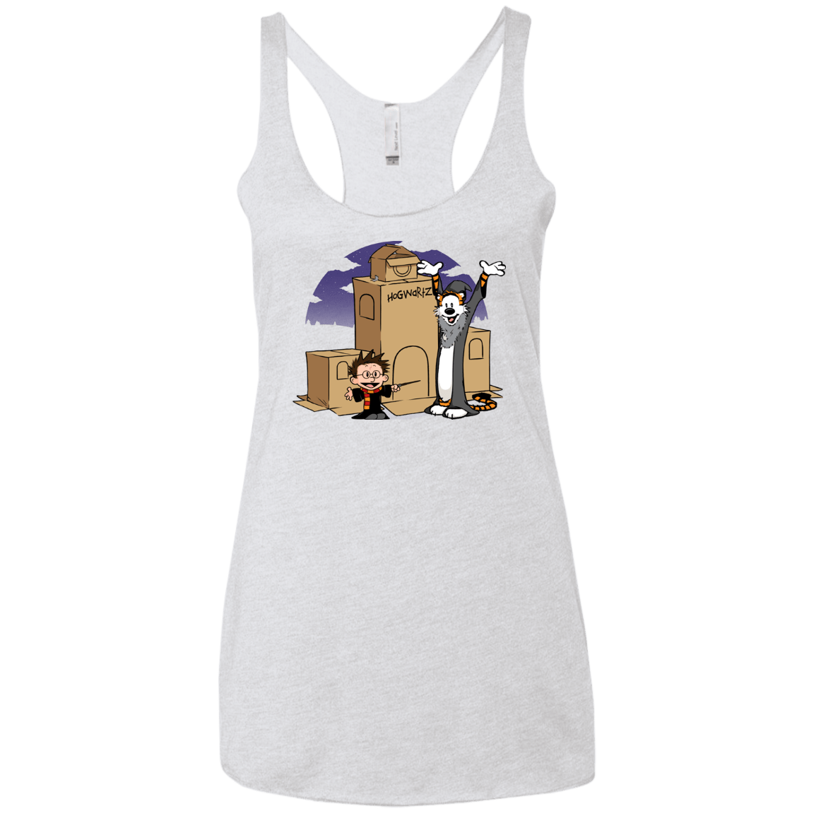 Expecto Pretendum Women's Triblend Racerback Tank