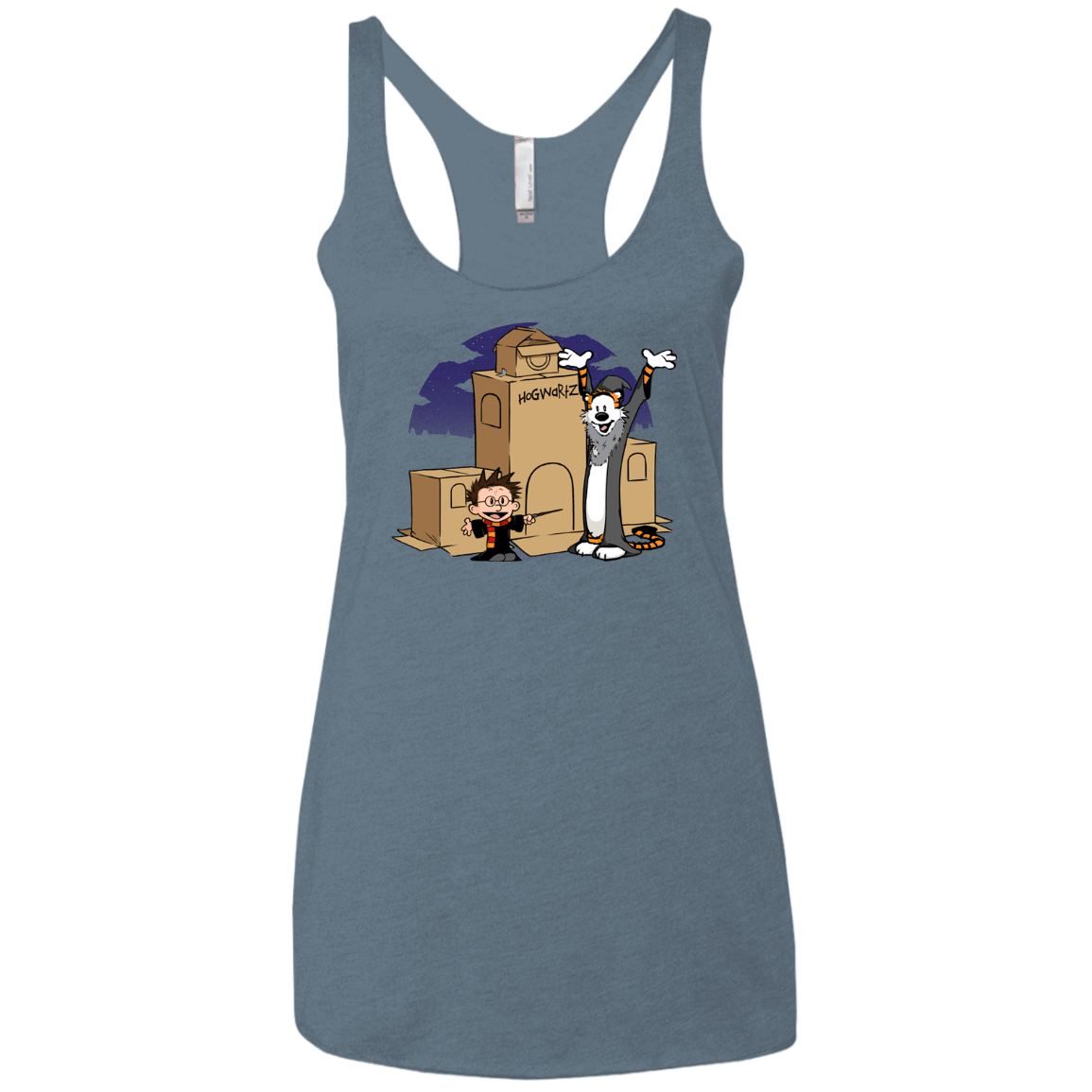 Expecto Pretendum Women's Triblend Racerback Tank