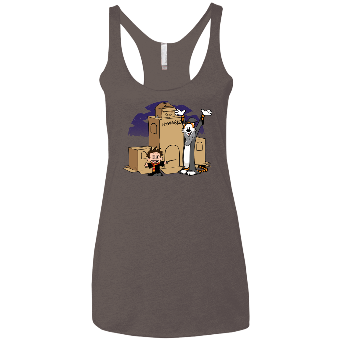 Expecto Pretendum Women's Triblend Racerback Tank