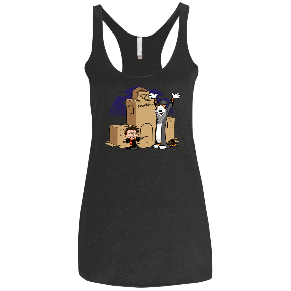Expecto Pretendum Women's Triblend Racerback Tank