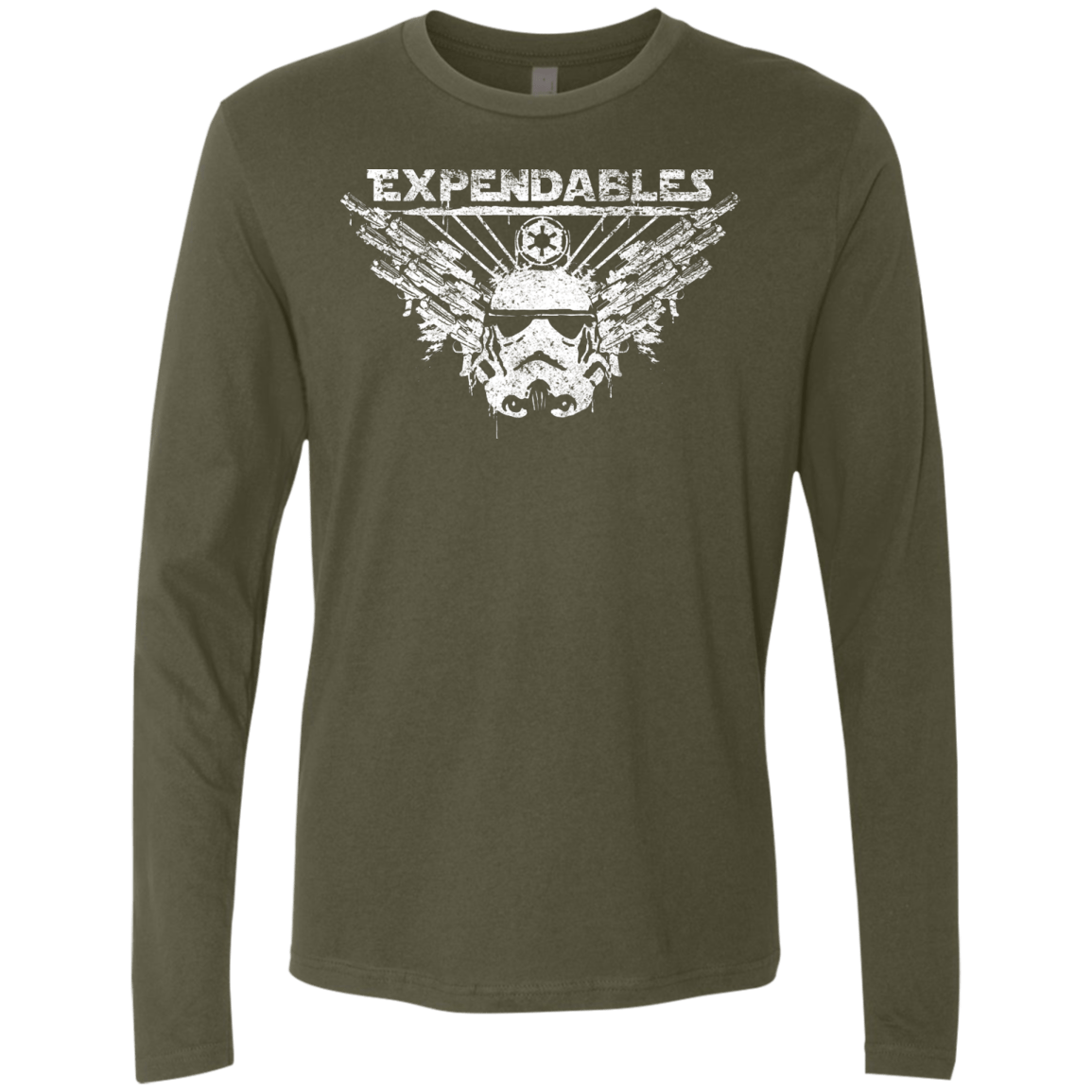 T-Shirts Military Green / S Expendable Troopers Men's Premium Long Sleeve